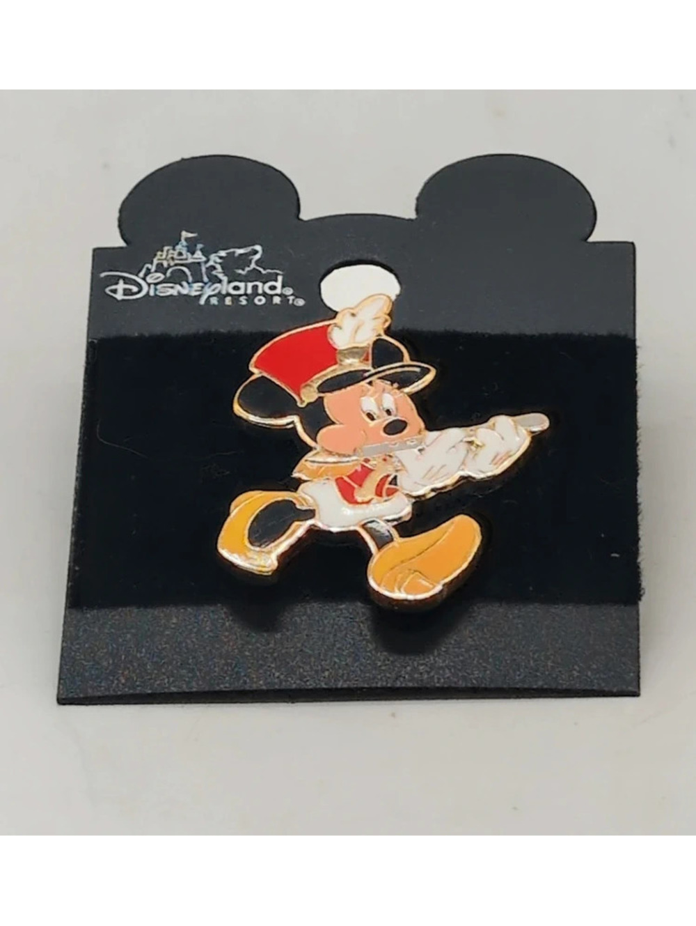 Vintage Disneyland Resort Marching Band Minnie Mouse Playing Flute Pin